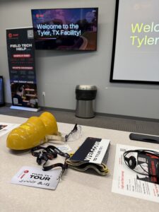 Equipment required to visit the Trane factories in Tylex, TX