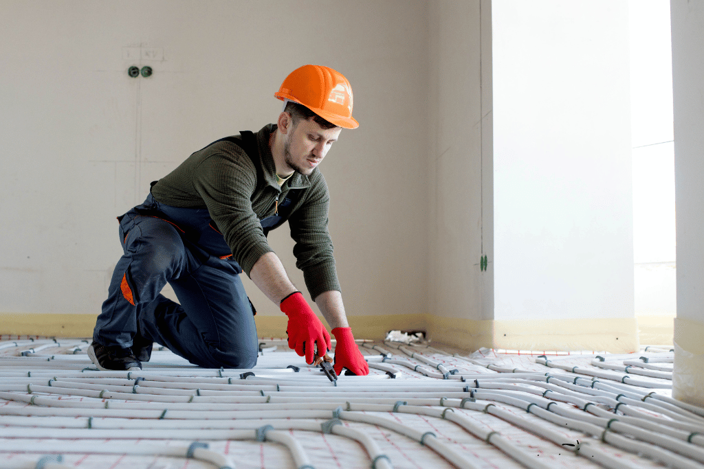 How to build a walk in shower on a concrete floor