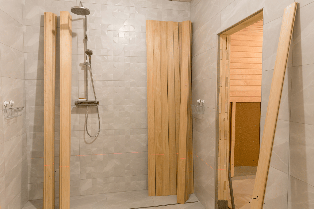 How to turn a shower into a sauna