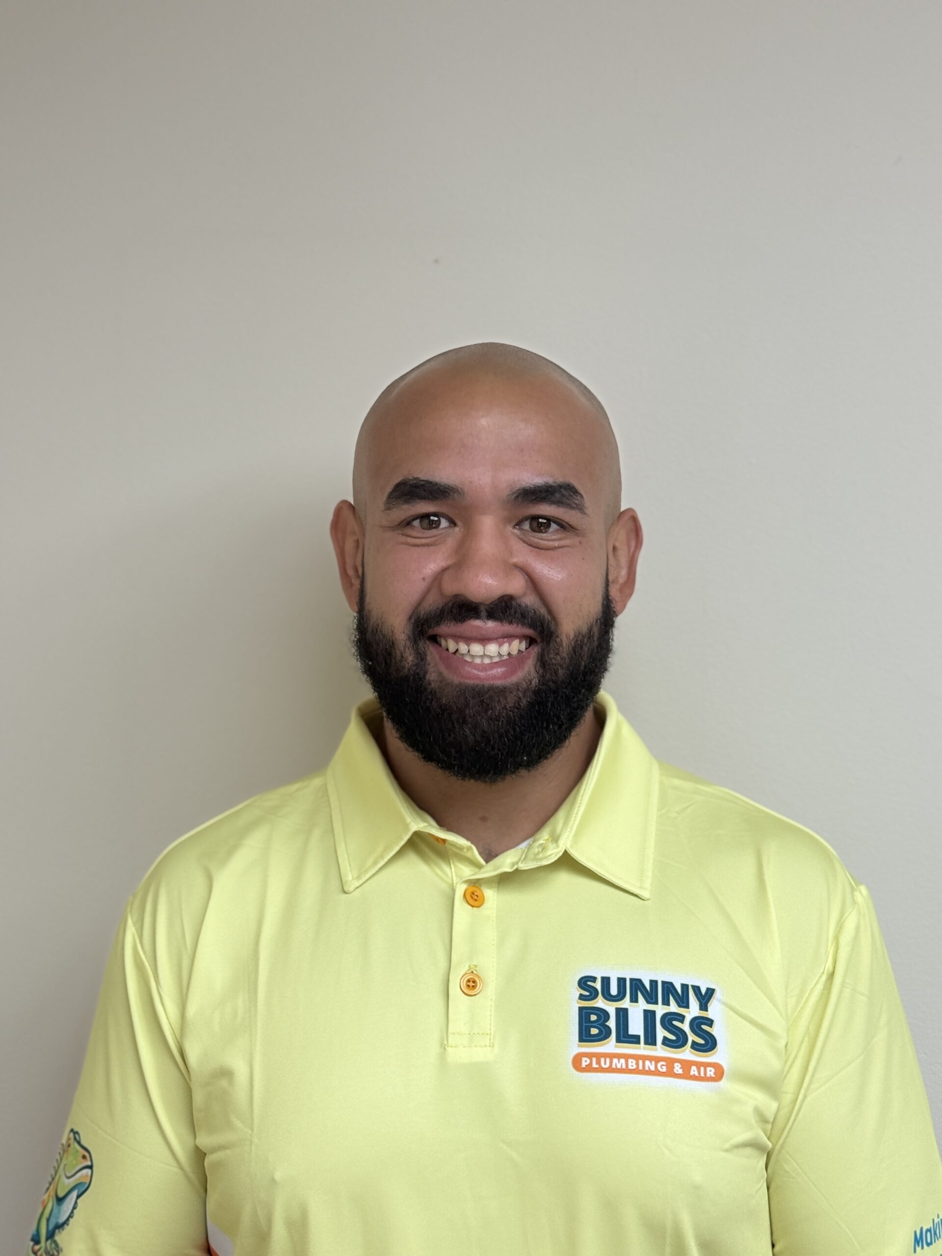Sunny Bliss Plumbing & Air Leo plumber with uniform